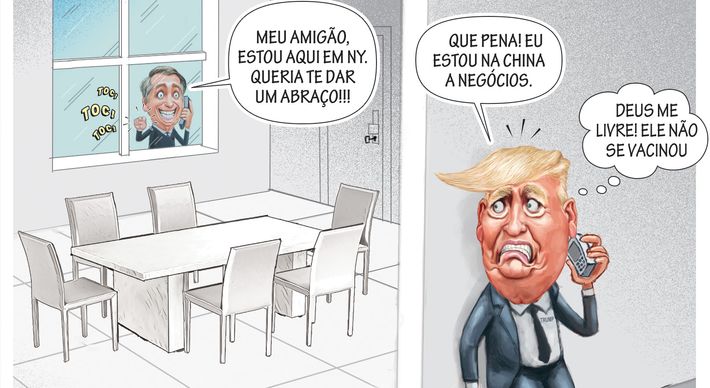 Confira a charge do Amarildo de 21/09/2021