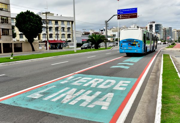 Linha Verde da avenida Dante Michelini foi extinta no início da gestão Pazolini