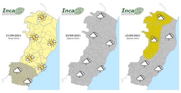 Primavera deve começar com tempo instável no ES