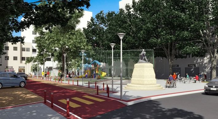 A iluminação pública vai receber melhorias e o local vai passar por um processo de despoluição visual, com o enterramento da fiação elétrica