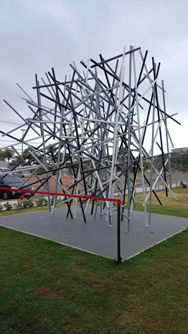 Obra de Sandro Novaes que será uma das integrantes da exposição permamente do parque 