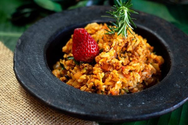 Arroz de mariscos do restaurante Mandacaru, em Vila Velha por Gisele Ramos