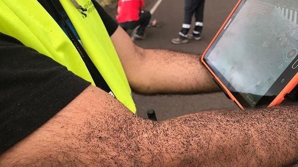 Erupção do vulcão  em La Palma se intensifica e forma chuva piroclástica por Instituto Geológico y Minero de Espanha (IGME) 