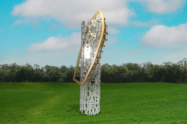 Escultura Vazante, obra de José Spaniol 