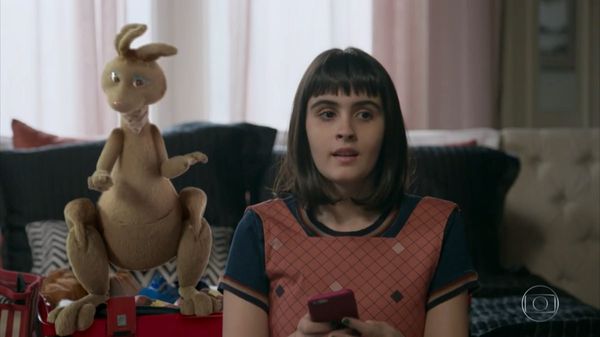 Flor, o canguru com efeitos especiais, era o parceiro de Bebeth em 