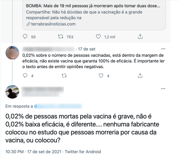 Passando a Limpo: Site usa título sensacionalista sobre morte de vacinados contra a Covid e engana leitores