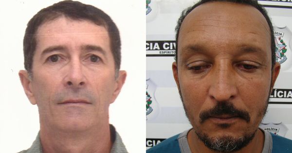 Elci Rodrigues Stuckim (esquerda) é suspeito de contratar Ney Eduardo Bazilio (direita) para matar a ex-mulher 