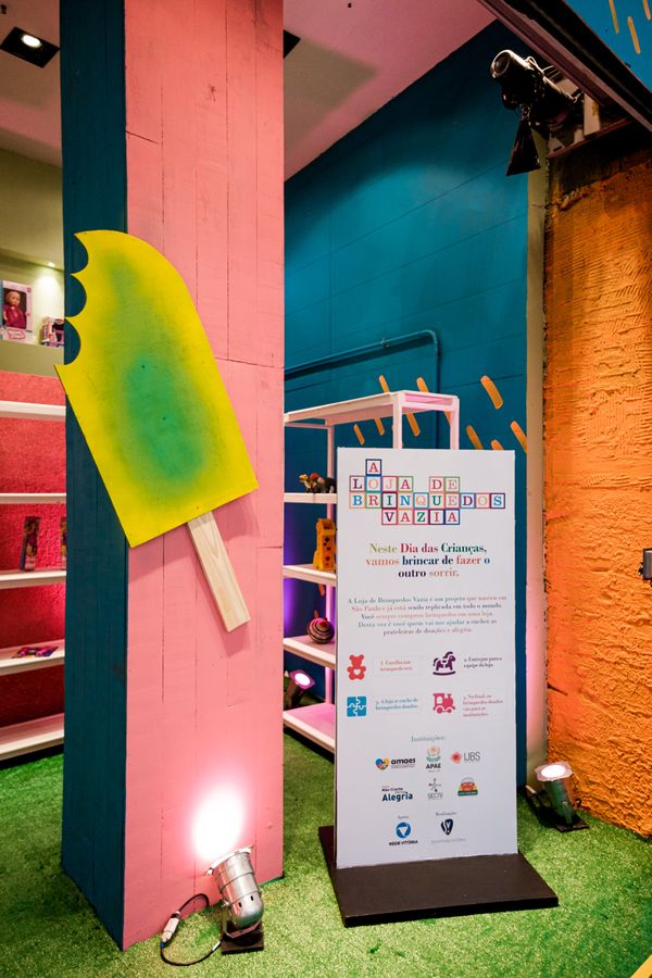 Os brinquedos doados podem ser novos ou usados, desde que em bom estado de conservação.