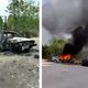 Imagem - Carro pega fogo e 4 pessoas ficam feridas em acidente em São Mateus