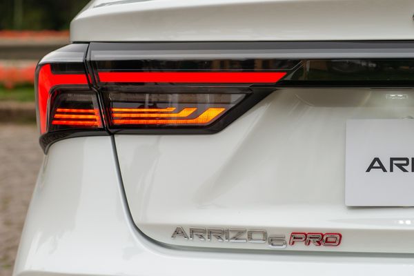 Detalhe das lanternas traseiras do Arrizo 6 PRO por Caoa Chery/Divulgação