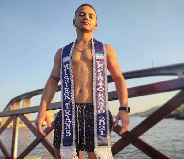Nathan Meireles, de Vila Velha, é o Mister Brasil Trans Espírito Santo 2021