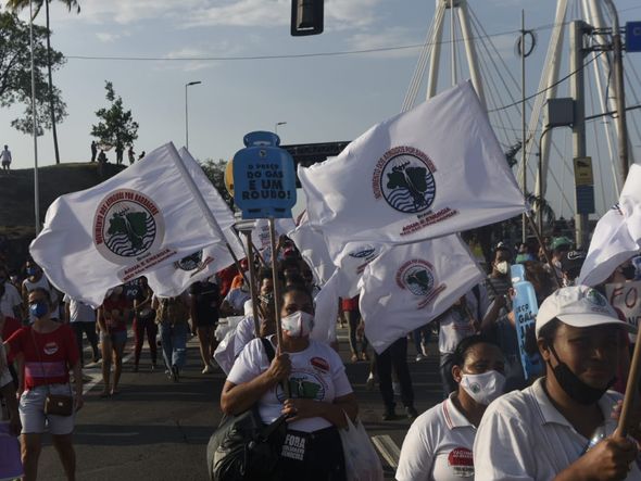 Protesto contra o governo de Jair Bolsonaro em Vitória  por Vitor Jubini