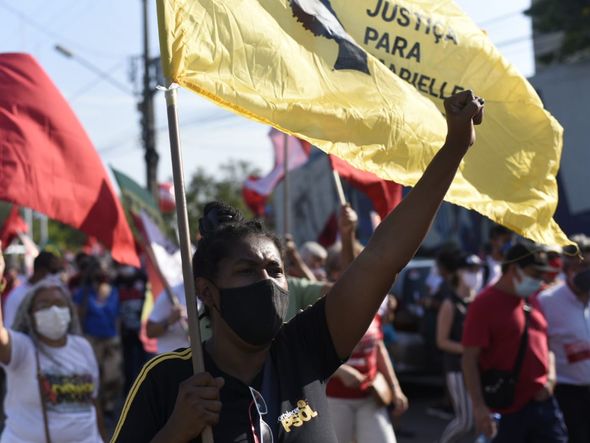 Protesto contra o governo de Jair Bolsonaro em Vitória por Vitor Jubini