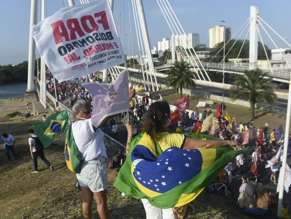 Protesto contra o governo de Jair Bolsonaro em Vitória por Vitor Jubini