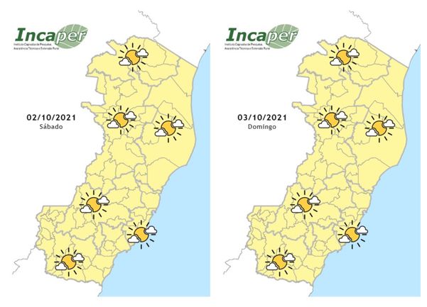 Sol deve predominar no primeiro final de semana de outubro
