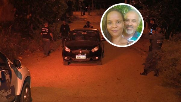  Adilson Jose de Freitas, de 56 nos, e Leidiana dos Santos, 38 anos, foram retirados de carro e executados em Cariacica