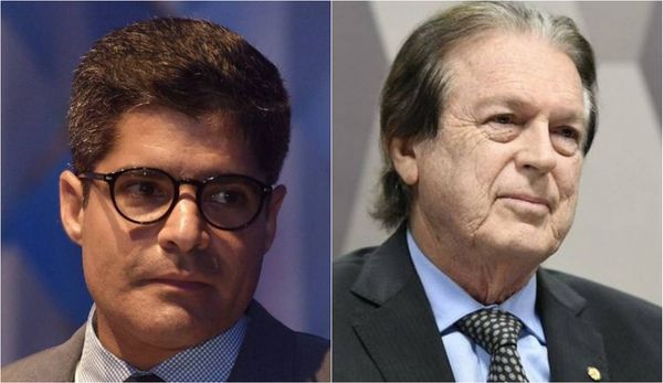 ACM Neto e Luciano Bivar, presidentes do DEM e do PSL, respectivamente