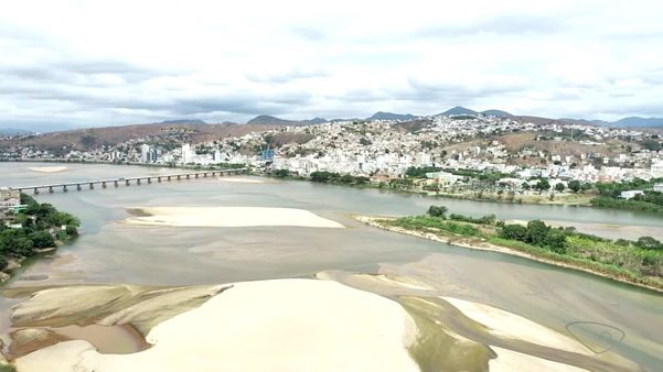 Imagens de drone do Rio Santa Maria