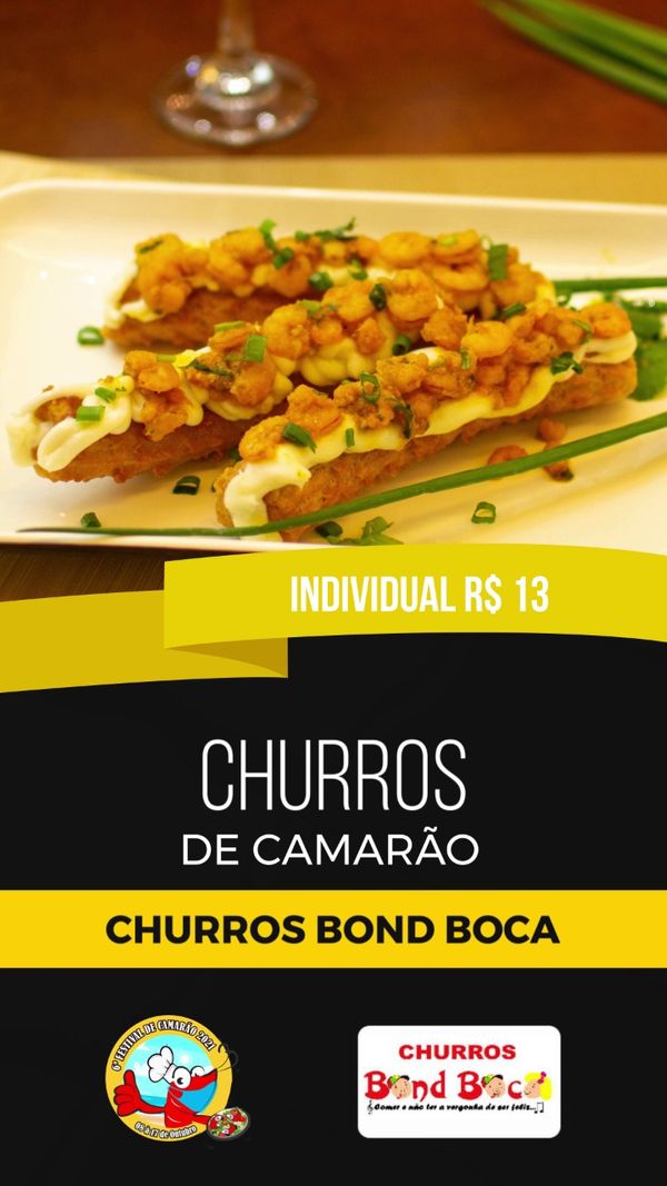 Churros de camarão