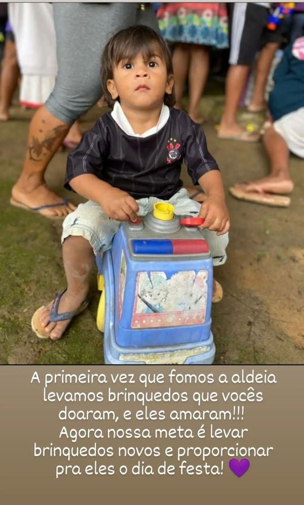 Projeto vai presentear crianças de aldeias indígenas de Aracruz; veja como ajudar por Janaína Muniz