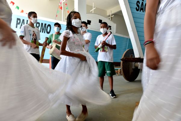 Banda de congo mirim São Benedito, Serra, ES por Ricardo Medeiros