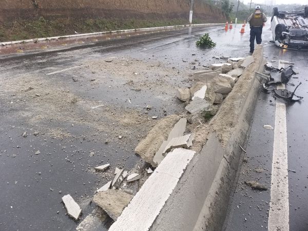 Acidente na Avenida Norte Sul, na Serra por Agente Negrelli