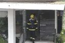 Incêndio atinge prédio no Centro de Vitória, nesta terça-feira (12)(Vitor Jubini)