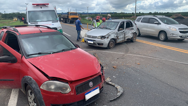 Acidente na BR 101, em Linhares