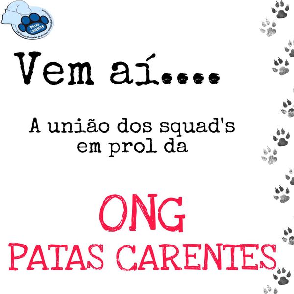 Arte para arrecadação em prol da ONG