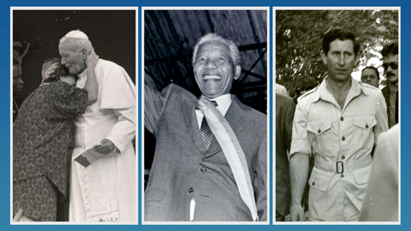 Papa João Paulo II, Nelson Mandela e pri