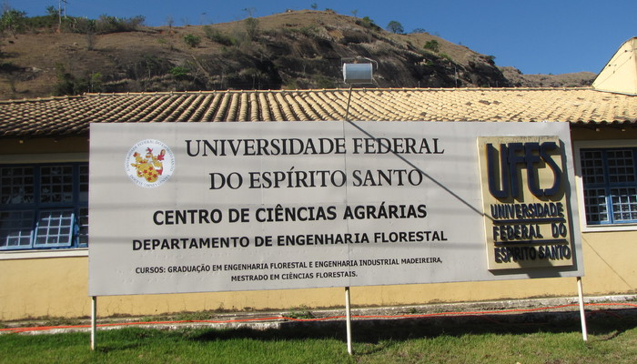 Departamento de Ciências Florestais e da Madeira da Ufes fica em Jerônimo Monteiro. Crédito: Reprodução redes sociais