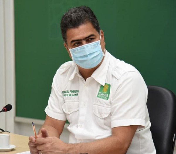 O prefeito de Cuiabá, Emanuel Pinheiro (MDB)