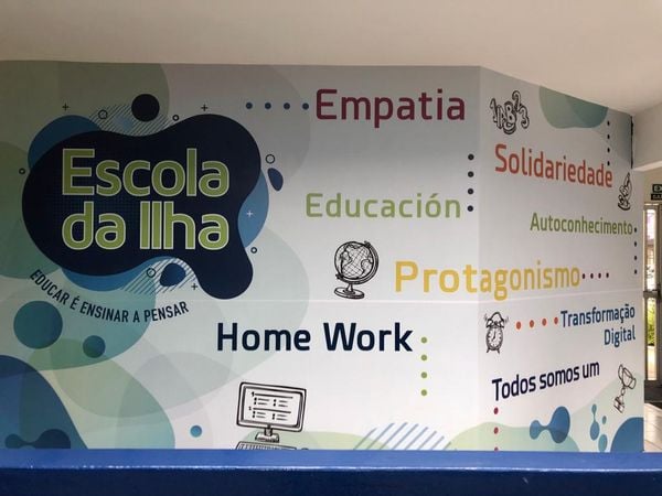A Escola da Ilha se preocupa em estimular aspectos socioemocionais nos estudantes, como empatia, autonomia e colaboração.