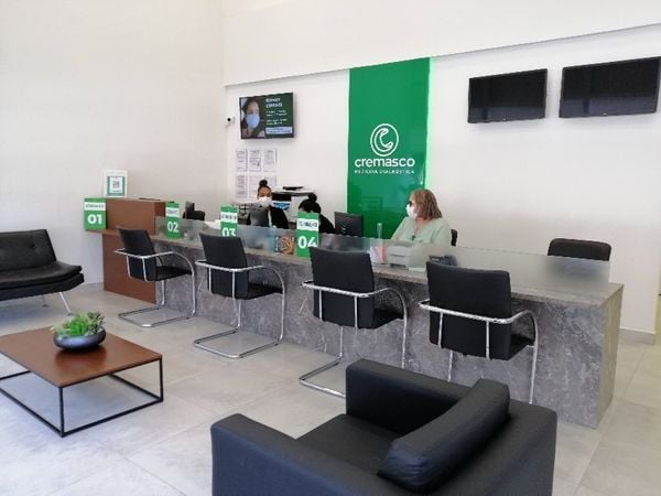 O Cremasco tem cerca de 600 colaboradores e realiza uma média de 70 mil atendimentos por mês, em todo o Estado.  por Camilla Baptistin