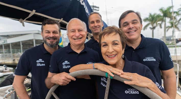 A entrevistada é a pesquisadora e velejadora Heloisa Schurmann