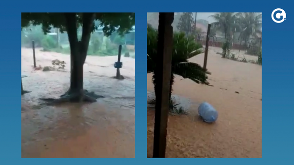 Tromba d'água provoca atinge zona rural de Itaguaçu 