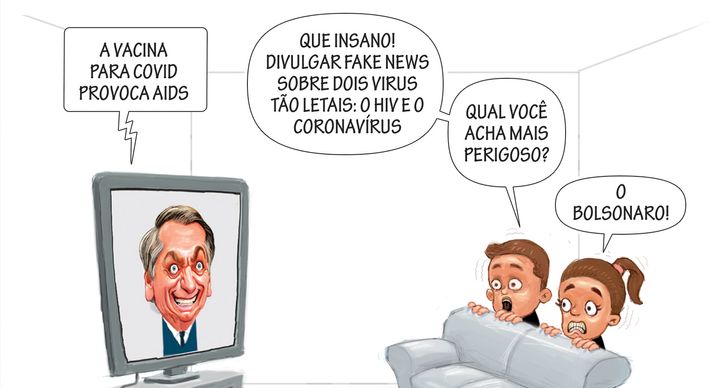Confira a charge do Amarildo de 27/10/2021