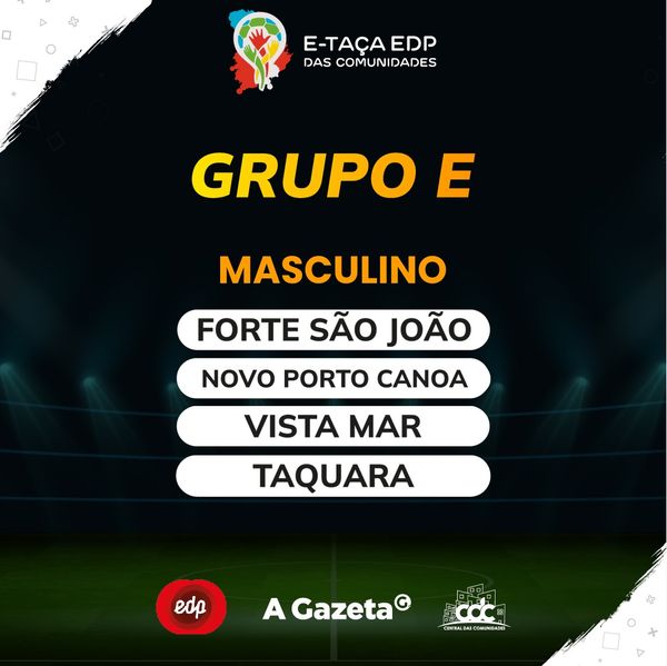 Grupo E da E-Taça EDP das Comunidades 2021 por A Gazeta