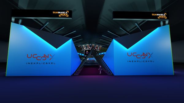Imagem 3D ilustrativa UCCONX | Arena Gamer