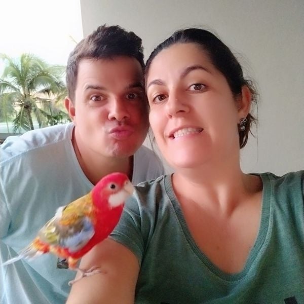 Morador de Vila Velha, Fred é uma rosela vermelha canela e tem mais de 9,7 mil seguidores no Instagram