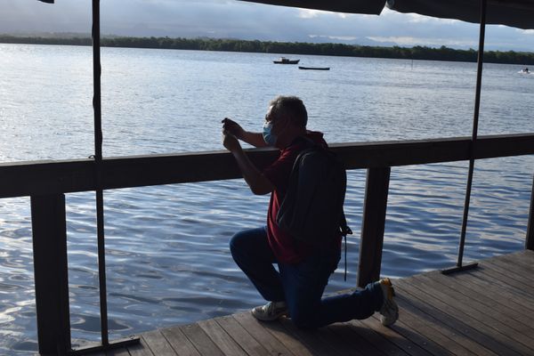 Participantes do encontro fotográfico de A Gazeta capturam imagens na Ilha das Caieiras, em Vitória por A Gazeta