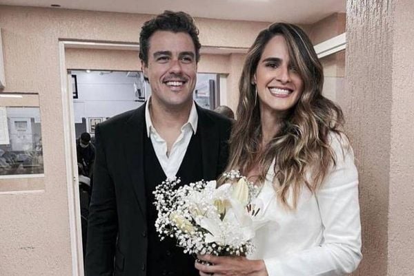 Joaquim Lopes e Marcella Fogaça se casam no Rio 