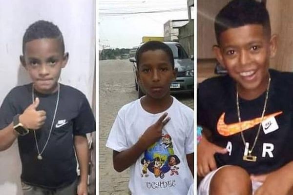 Lucas Matheus, Alexandre e Fernando são as crianças desaparecidas em Belford Roxo (RJ)