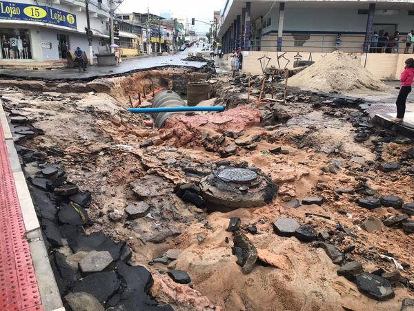 Chuva impacta região central de São Mateus