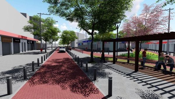 Projeto de revitalização da Rua da Lama por Divulgação/Sedec