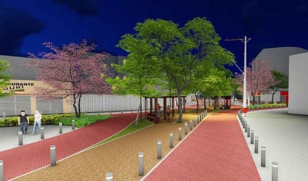 Projeto de revitalização da Rua da Lama por Divulgação/Sedec