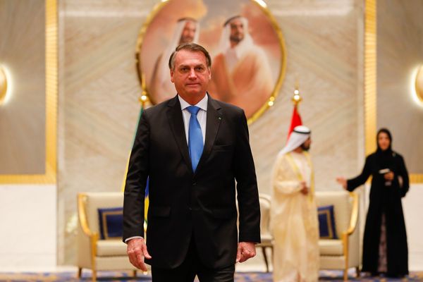 O presidente Jair Bolsonaro em Dubai