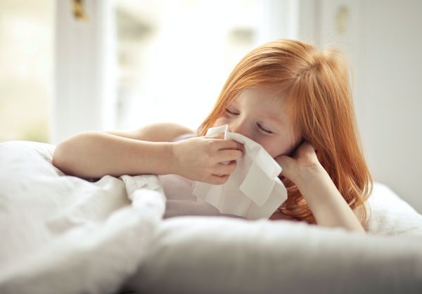 Virose, alergia, criança doente