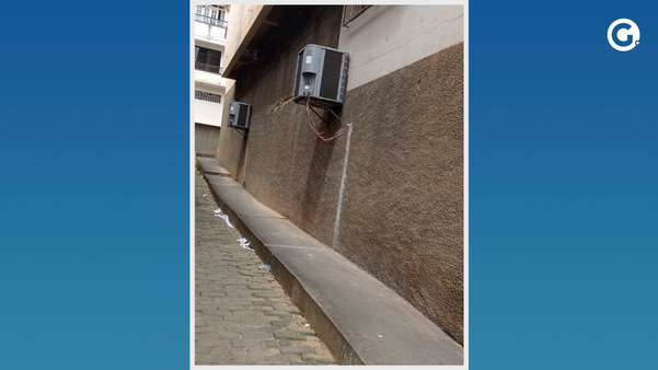 Área invadida por homem para cometer o furto