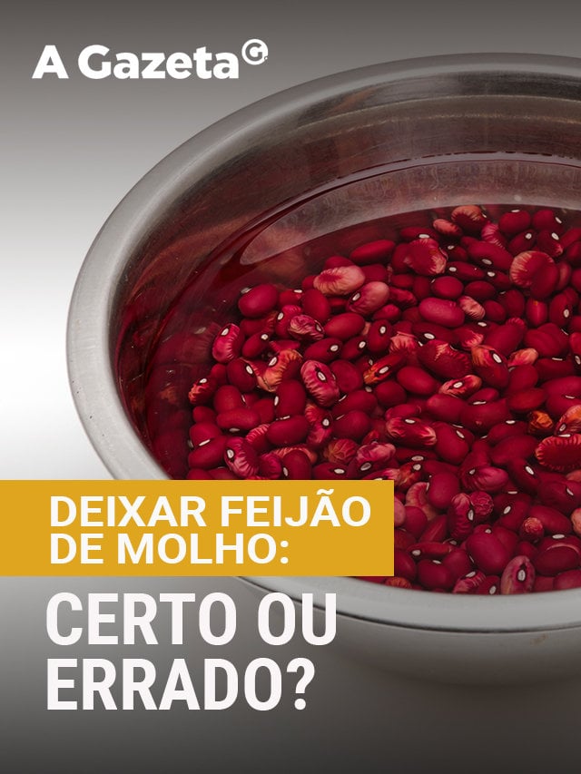 Deixar Feijão De Molho Certo Ou Errado